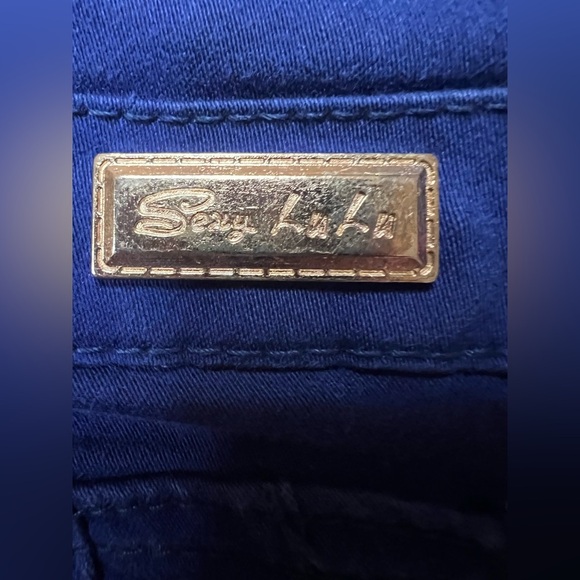 Sexy LuLu Premium Colombian High Rise Skinny Jeans Blue Size 11/12 - Picture 3 of 8